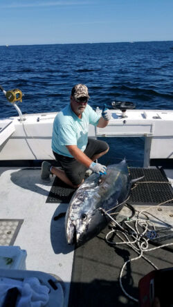 Charter captain and bluefin tuna